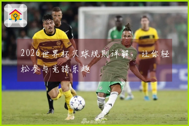 2026世界杯买球规则详解，让你轻松参与竞猜乐趣