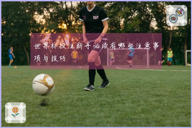 世界杯投注新手必读有哪些注意事项与技巧