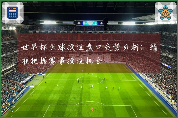 世界杯买球投注盘口走势分析：精准把握赛事投注机会